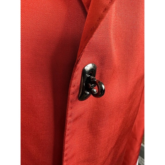 Masatomo Pure Silk Vibrant Red Mens Toggle Blazer Japan Size XL - Picture 9 of 9